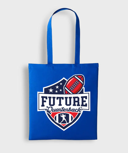 Cotton Shopping Bag - Royal Blue - Future Quarterback