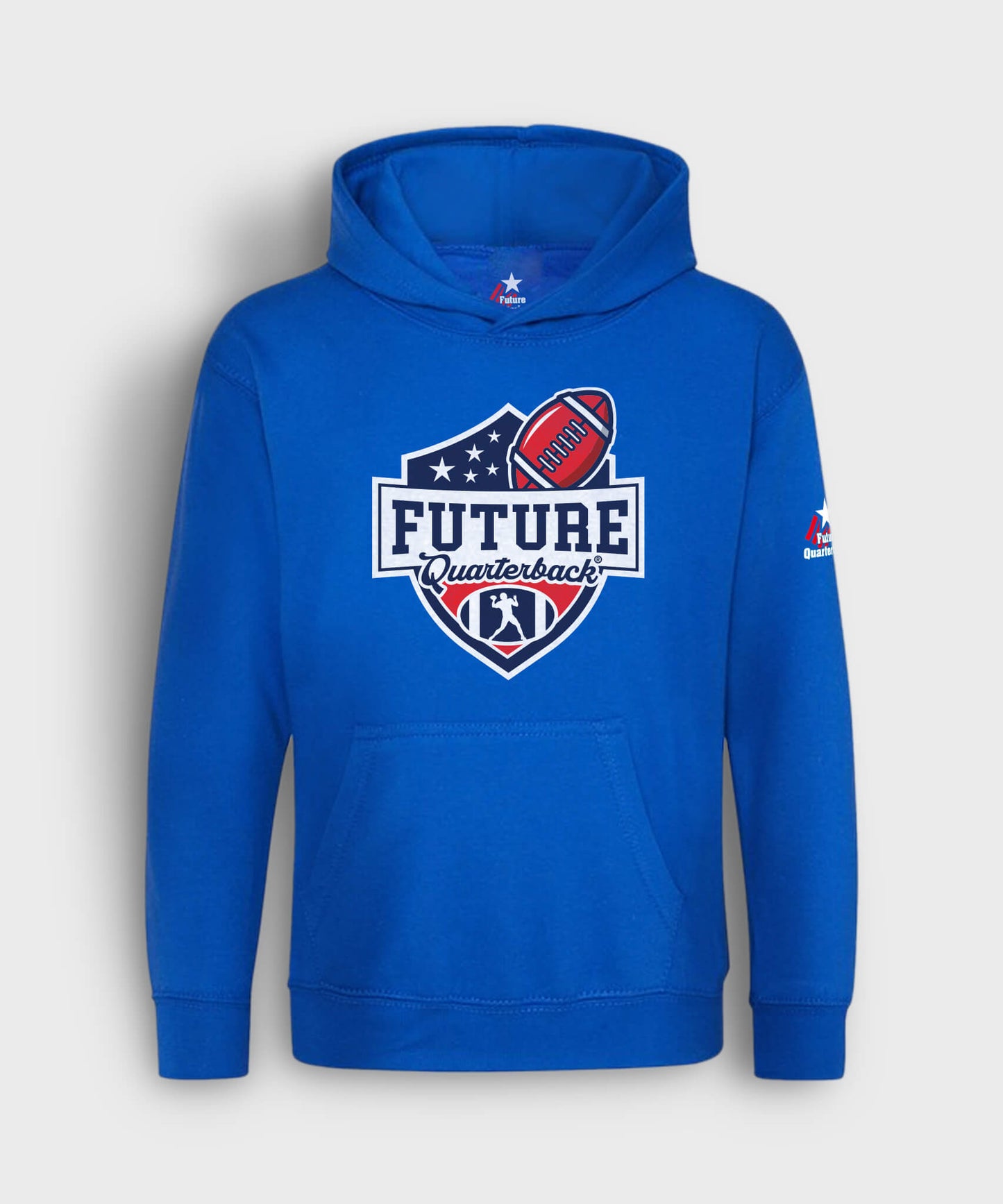 Future Quarterback Shield Hoodie - Royal Blue