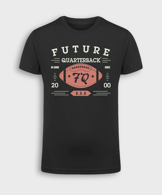 Future Quarterback Kids Performance T-Shirt - Black