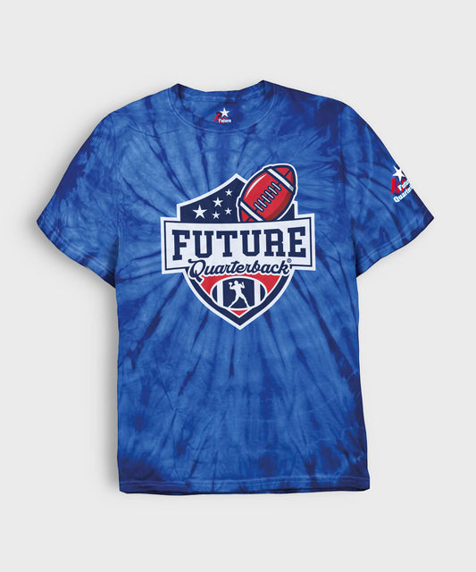 Shield Kids Short Sleeve T-Shirt - Royal Bue - Future Quarterback